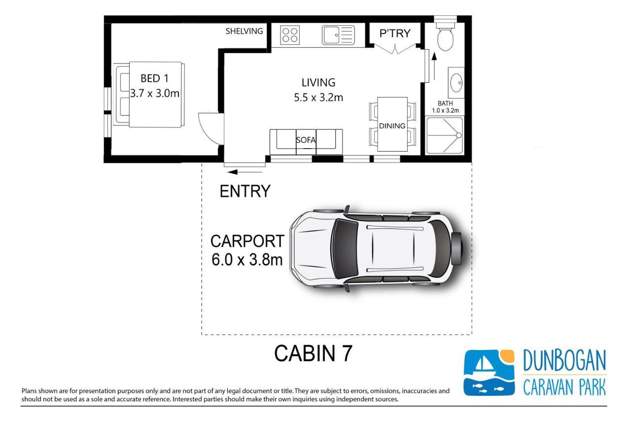 Dunbogan Caravan Park Hotel Eksteriør billede