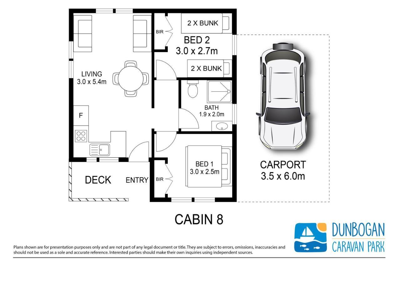 Dunbogan Caravan Park Hotel Eksteriør billede